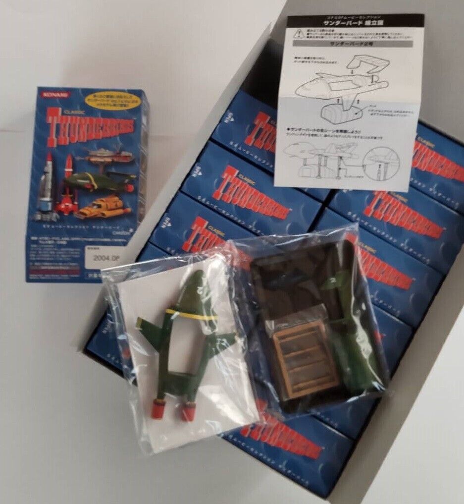 Thunderbirds 12 models set Konami SF Movie Selection Sealed Thunderbirds 12 models set Konami SF Movie Selection Sealed