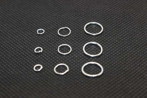 JUMP Rings SILVER Plated 4,5,6,7,8,10mm Jewellery Making Findings - 20 100 500 - Picture 2 of 15