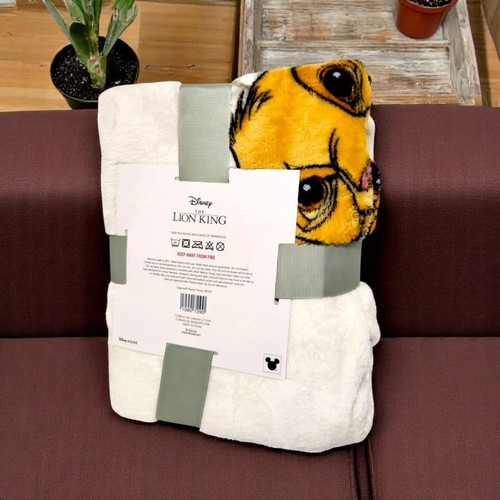 Disney Re Leone Coperta Lancio Pile Stampa Simba 127x152cm Primark Morbida Peluche - Foto 5 di 10