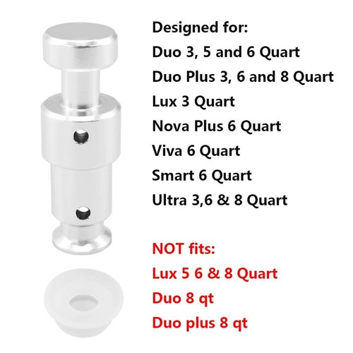 Replacement Float Valve for Instant Pot Duo 2 Float Valves 4 Silicone Caps - Picture 2 of 3