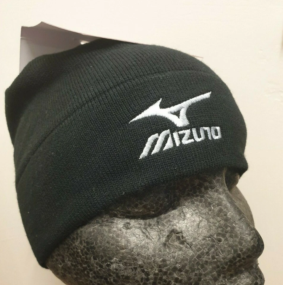 Gorro de punto Mizuno para correr golf negro térmico 73BH755 talla única Foto 2 de 4