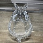Vintage Durand Clear Crystal Heavy Pig Candy Dish Bowl Made In France 1996 — photo 8