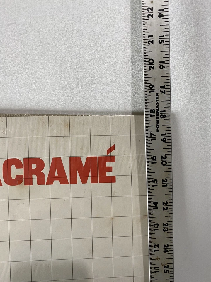 NIP Vintage Old Stock 1970s 1980s Crafts Macrame Work Knotting Board 18” X 12” - Image 3 of 4