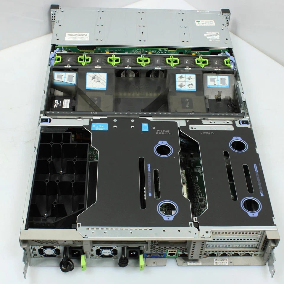 Cisco 12 bahías 3,5" CPS-UCS-2RU-K9 V01 2xXeon E5-2620 128 GB sin unidades/servidor SO C Foto 4 de 4