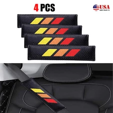 4pcs Tri Color Safety Seat Belt Shoulder Pad for Toyota Tacoma 4Runner Accessory