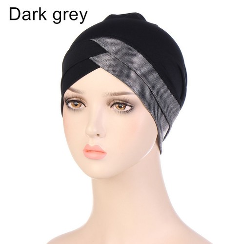 Head Scarf Stretch Wrap Muslim Beanie Hat Hijab Cap Turban Hat Chemo Cap - Picture 19 of 19