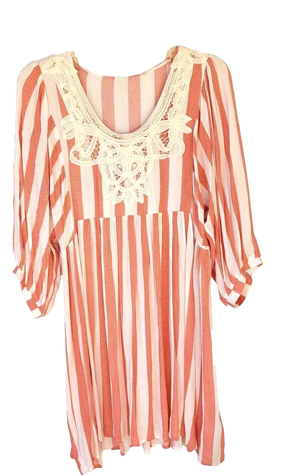 Crew Neck Striped Dresses for Women