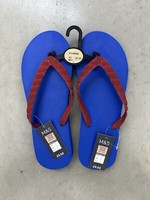 M&S Mens Blue Flip Flops - UK12 / US13 / EU47 - Free Next Day Ship ✅