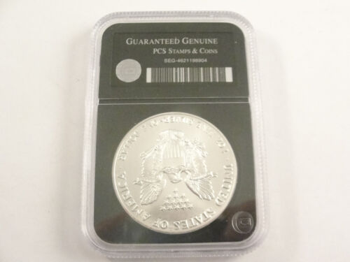 1989 Original Stempelglanz American 1oz Fine Silver EAGLE. Stk. - Bild 3 von 4
