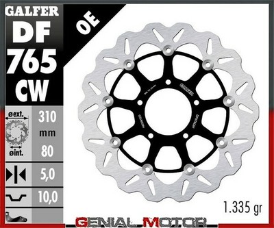 Galfer Bremsscheiben Vorder WAV FLO Full 310x5mmMV AGUSTA F4 1000 VELTRO 1 2006