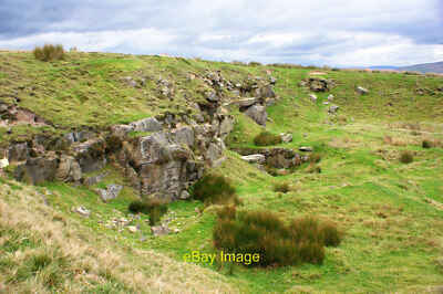 Photo 12x8 Old quarry workings Fleets  c2010