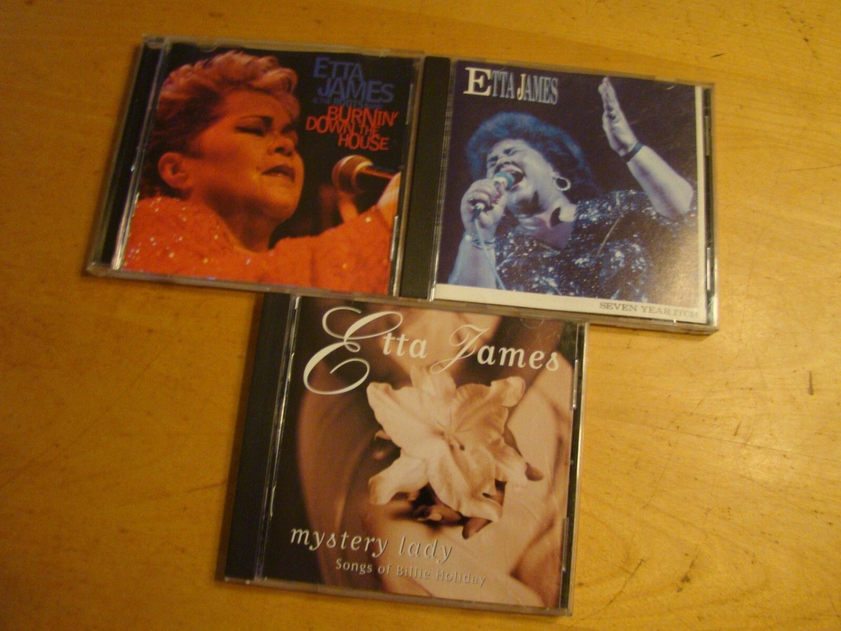 LOT OF 3 CDS ETTA JAMES BILLIE HOLIDAY BURN DOWN HOUSE SEVEN