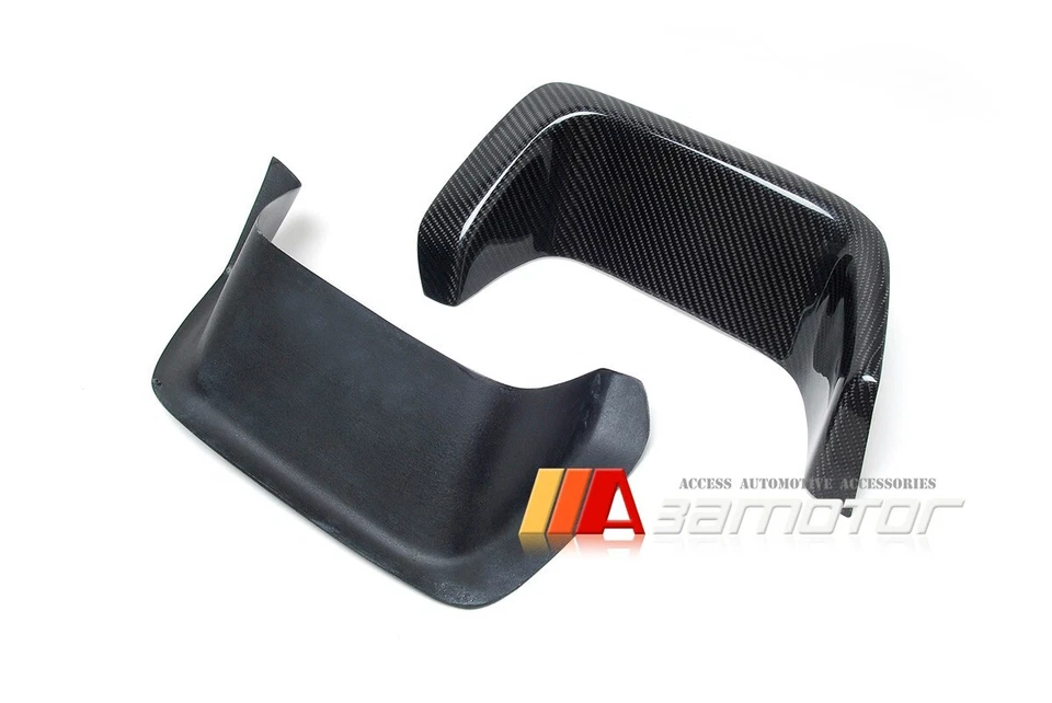 Carbon Fiber Rear Bumper Exhaust Heat Shield fits 08-14 Subaru WRX GRB GVB Wagon - Image 4 of 4