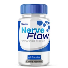 Nerve Flow Nerve Support Supplement, NerveFlow Advanced (60 Capsules)
