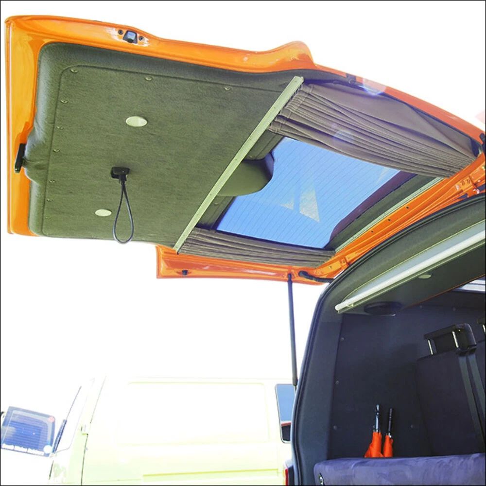 For VW T6 Transporter Premium 1 x Tailgate Window Curtain Van-X