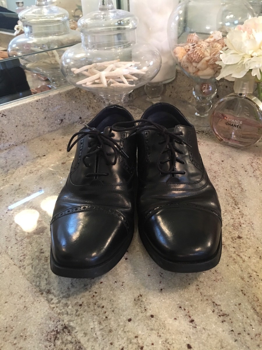 Cole Haan Carter Grand Wing Men US 10 Black Wingtip Oxford  display picture 2