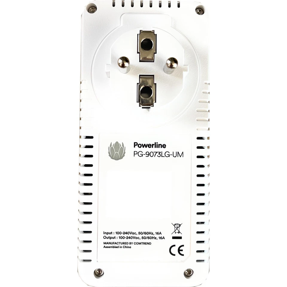 Set 2x Steckdosen Adapter Powerline PLC dLAN 1.000 MBit/s PG-9073LG + LAN Kabel - Bild 2 von 4