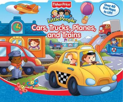 Cars, Trucks, Planes, and Trains: Fisher-- board book, 079440443X, Nancy Rindone