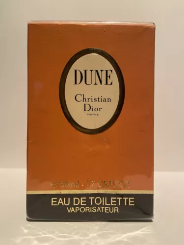 Vintage DUNE by Christian Dior 1.7 OZ / 50 ml Eau de Toilette Spray Sealed Box