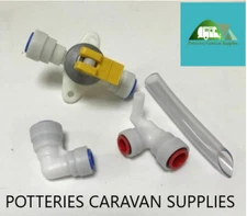 Truma Combi Ultrastore Safety Drain valve + hot and cold  70142-05 70400-52