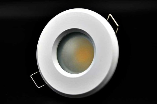 LED IP44 Feuchtraum Einbaustrahler weiss rund spots- Dimmbar Klarglas/Satiniert - Picture 15 of 15
