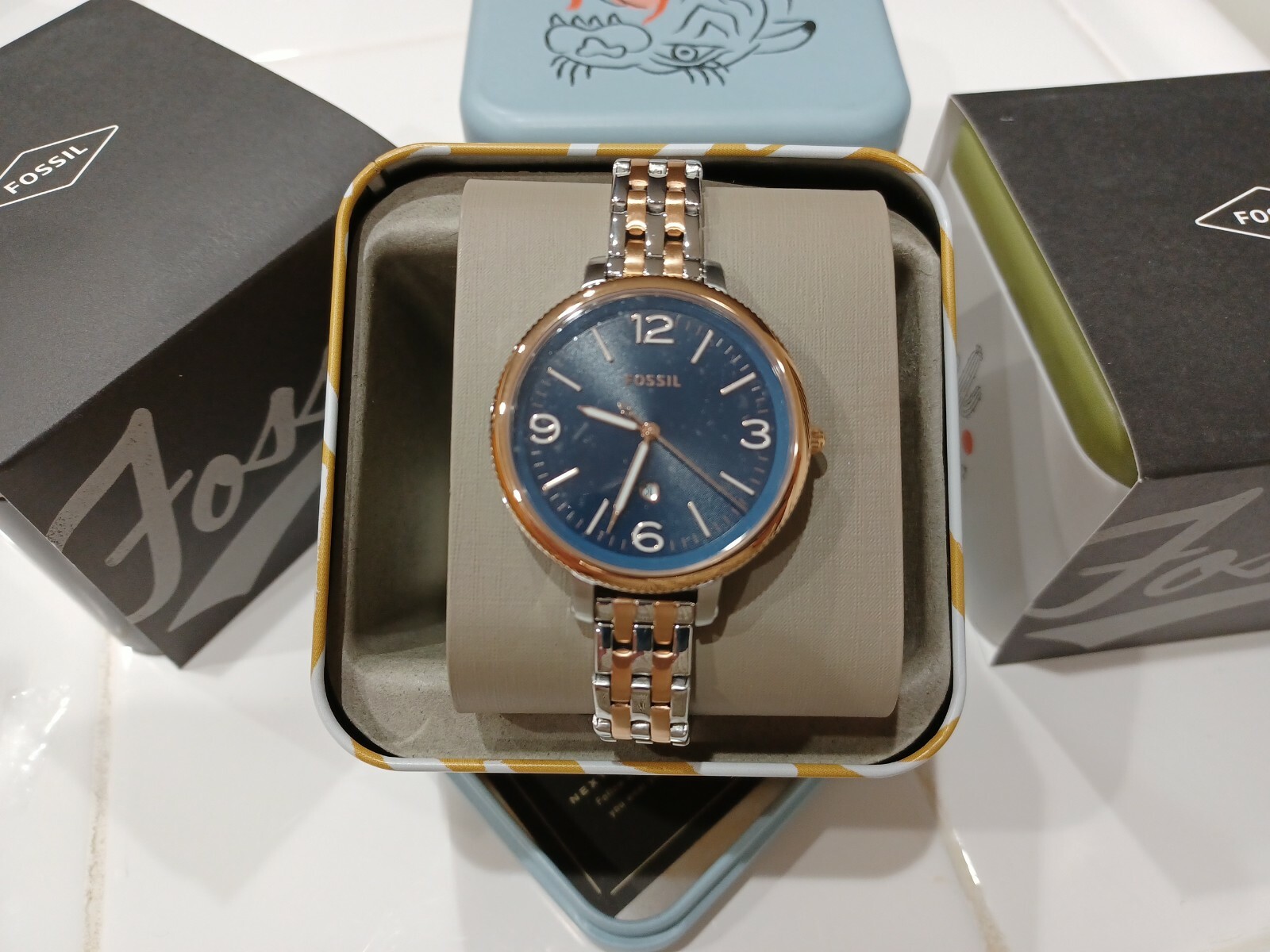 Stainless Steel Quartz Watch ES4925 