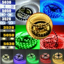 12V 3528 5050 5630 LED Flexible Strip Light Warm White RGB Tape 5M 10M 15M 20M