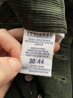 Versace Vintage 90's Jeans Couture Corduroy Green Soft Versace Vintage 90's Jeans Couture Corduroy Green Soft