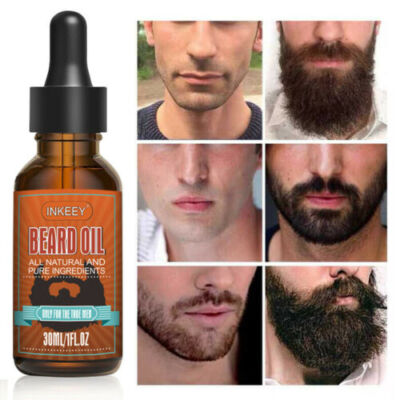 Beard Oil For MEN Hair Growth Oil Serum Mustache Grooming Growing Moisturizer US