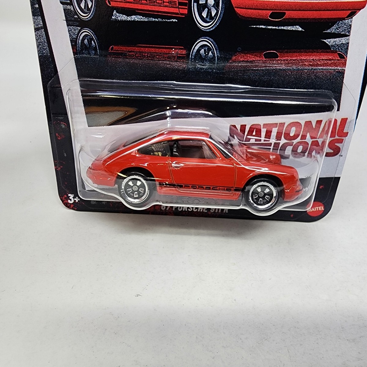 67 Porsche 911 R 5/5 * Bright Red 2025 Hot Wheels National Icons