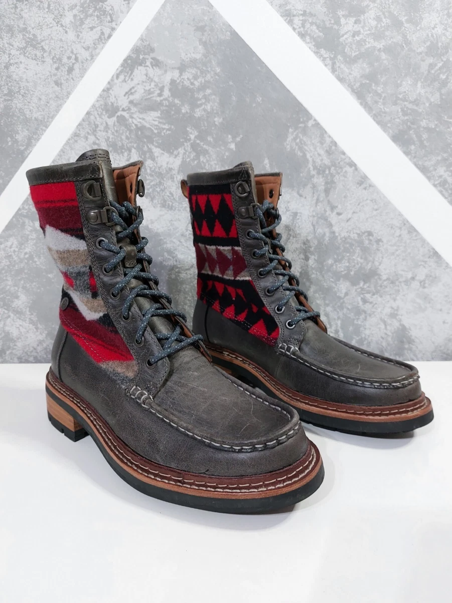 Pendleton x Clarks Ottawa Peak Boots wool panel US 8 Women s Collab