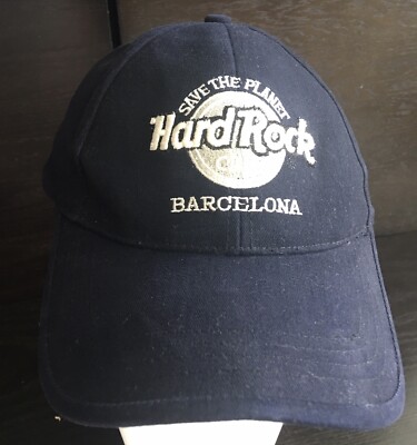 CAP HAT HARD ROCK CAFE HRC BARCELONA OSFA SAVE
