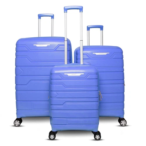 Spectra Collection 3 Piece Expandable Hardside Spinner Luggage Set in Purple