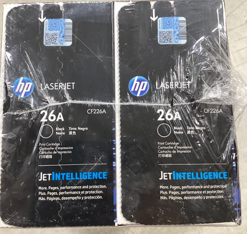 HP 26A Original LaserJet Toner Cartridges - Black, - Zdjęcie 2 z 5