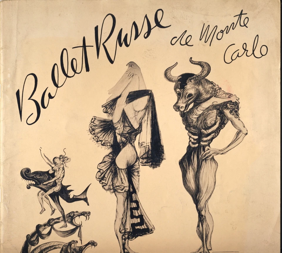 1942 SALVADOR DALI Ballet Russe De Monte Carlo Season 1942 SOUVENIR PROGRAM - Image 3 of 4