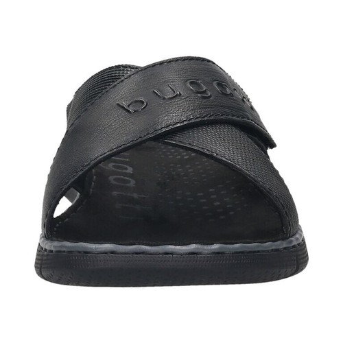 Bugatti Pantolette Pantoletten Sandalen Sandaletten Schuhe Leder schwarz A3282 - Picture 5 of 7