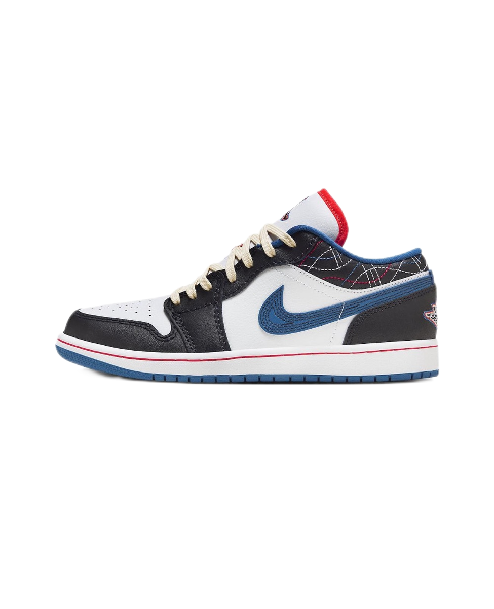 Nike Air Jordan 1 Low SE Industrial Blue Sashiko AJ1 Low Men's