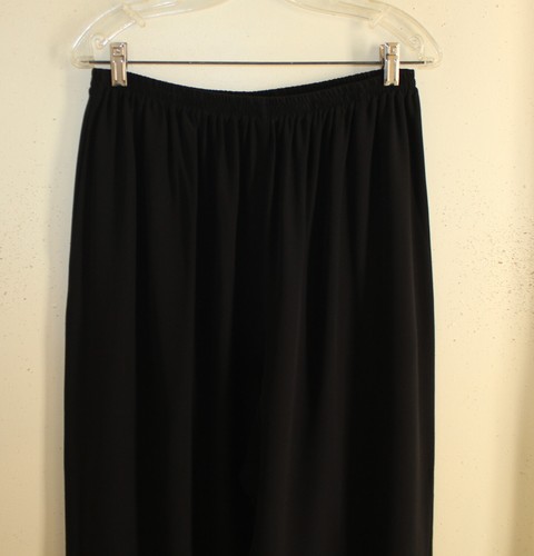 NEW Eskandar Sz 2 Black Silk Crepe Chine Japanese Trousers Pants Lux - 第 3/6 張圖片