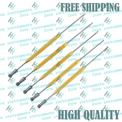 5pcs Freer Septum Periosteal Elevator With Suction 2.5mm, 19cm (7½'') ENT