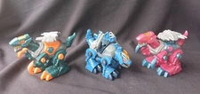 Hap-P-Kid M.A.R.S. Ultimate Dinoforce Cybotronix Dino Robot Lot Of 3