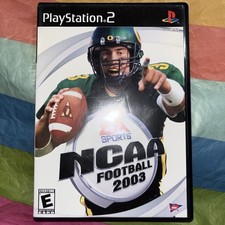NCAA Football 2003 (PS2) Tested. No Manual. No Scratches. See Pics