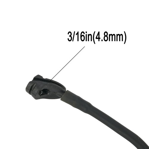 Particular Peephole Sight Sight Silicone 1/8\" Diameter 30cm Length Arrow Peep - Picture 3 of 12