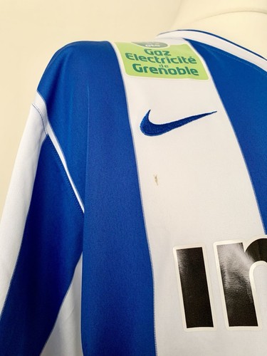 Grenoble Foot 38 2008-2009 Home Rendulic match worn Nike France Serbia shirt - Picture 7 of 11