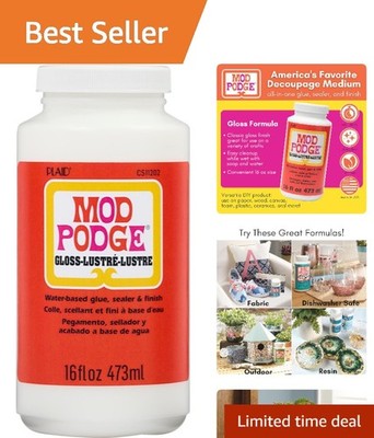 Craft with Confidence: 16 oz Quick Dry Gloss Sealer & Easy Clean Solution