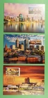 DR WHO 2016 AUSTRALIA 3 FDC MAXIMUM CARD SKYLINE CITY VIEW $7.50 R65717