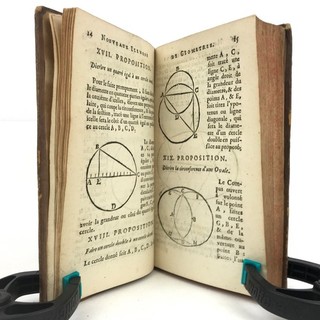 Édition Originale ÉLÉMENS DE GÉOMÉTRIE 1700 Moitoiret GRAVURES XIXe