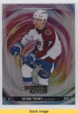 2024-25 O-Pee-Chee Platinum Rainbow Color Wheel Devon Toews #50 READ h8c