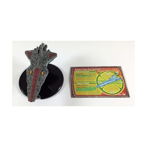 WOTC Star Wars Minis Starship Battles Venator-Class Star Destroyer NM