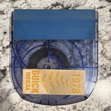Vintage 1978 Buick Riviera 8 Track Tape Holder Case Gm Blue Car Accessory Rare