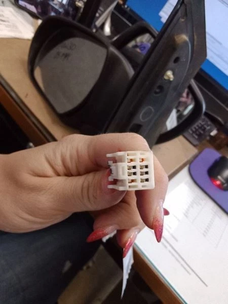 Driver Side View Mirror Power With Heated Fits 00-06 MAZDA MPV 42873 - Image 2 of 4